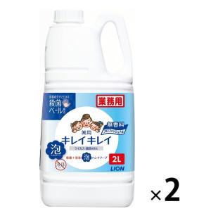 LOHACO - キレイキレイ 薬用泡ハンドソープ 無香料 業務用2L（注ぎ口