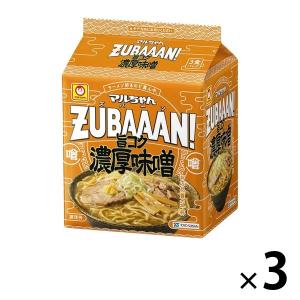 マルちゃん ZUBAAAN！ 旨コク濃厚味噌 ( 126g*3個パック )/ : 爽快