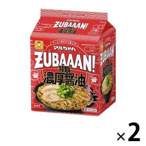 【セール】袋麺 マルちゃんZUBAAAN！（ズバーン） 背脂濃厚醤油 3食パック 1セット（2個） 東洋水産｜LOHACO by ASKUL