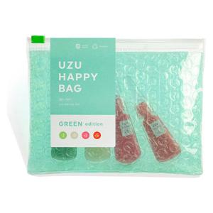 【アウトレット】【Goエシカル】フローフシ UZU HAPPY BAG GREEN 4571194367065 1個　セット品　リップカラー