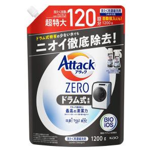 アタックゼロ（Attack ZERO） ドラム式専用 詰め替え 超特大 1200g 1個 衣料用洗剤 花王