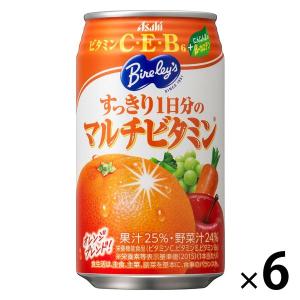 アサヒ飲料 バヤリース すっきり1日分のマルチビタミン 350g 1セット（6缶）