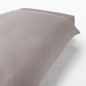 無印良品（MUJI） ベッド 寝具 麻平織 まくらカバー 50×70cm用