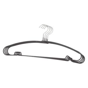 すべりにくいハンガー4点セット チャコール LAKOLE/ラコレ｜LOHACO by アスクル