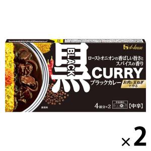 ブラックカレー 174g 中辛 1セット（1個×2） （お肉と玉ねぎで作る）ハウス食品 カレールウ カレールー｜LOHACO by アスクル