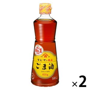 かどや 純正ごま油 （PET） 600g 1セット（1個×2） かどや製油 胡麻油｜LOHACO by アスクル