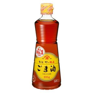 かどや 純正ごま油 （PET） 600g 1個 かどや製油 胡麻油｜LOHACO by アスクル