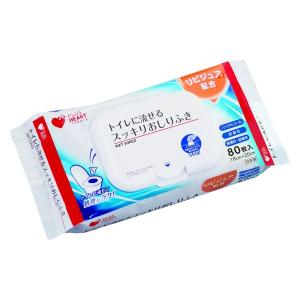ハビナース トイレに流せるパッとおしりふき 72枚×2個 : なの花