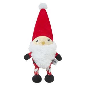 【アウトレット】（クリスマス限定）FAD プラッシュトイ・ウィズロープ ホリデーサンタ 1個 ダッドウェイペット 犬用 おもちゃ｜LOHACO by アスクル