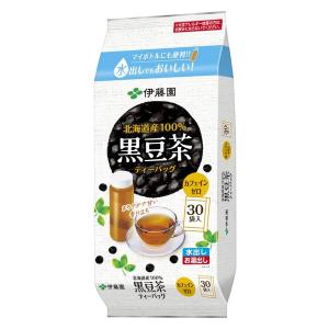 伊藤園 北海道産100％黒豆茶ティーバッグ 1袋（30バッグ入） カフェインゼロ｜LOHACO by アスクル