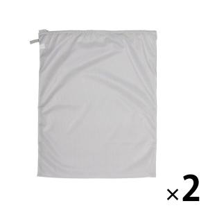 無印良品 ポリエステル両面使える洗濯ネット 平型 大 約縦50×横40cm 1セット（1個×2） 良品計画｜LOHACO by アスクル
