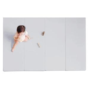 【kerata/ケラッタ】 折りたたみプレイマット グレー 160×120cm×4cm