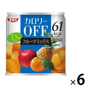 LOHACO - 清水食品 カロリーOFF（オフ） フルーツミックス 1セット（6