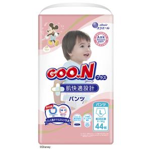 グーンプラス おむつ パンツ 肌快適設計 L（9〜14kg） 1パック（44枚入） 大王製紙