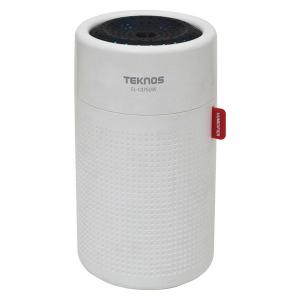 テクノス 円筒形超音波加湿器 USB充電式 EL-C075UW ホワイト 0.75L