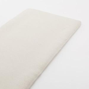 【SALE】 無印良品 綿天竺 落ちワタ入り敷ふとんシーツ ゴム付き S 杢ライトベージュ 100×210cm用 良品計画