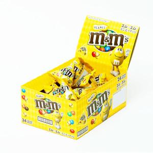 【アウトレット】マースジャパン M＆M's（エムアンドエムズ） ミニピーナッツ 24袋 チョコレート 輸入菓子の商品画像
