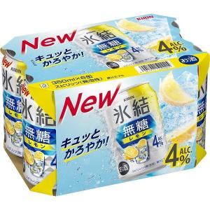 【セール】チューハイ 氷結 無糖 レモン Alc.4% 350ml×6本 レモンサワー 酎ハイ KB23A｜LOHACO by ASKUL