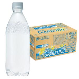 サントリー天然水スパークリングレモン 500ml ラベルレスボトル 1箱（24本入）｜LOHACO by ASKUL