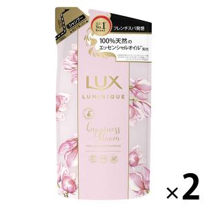 ラックス(LUX) ルミニーク ハピネスブルーム ノンシリコンシャンプー 詰め替え 350g 2個 ユニリーバ