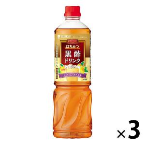 ミツカン ビネグイットはちみつ黒酢ドリンク 6倍濃縮タイプ （業務用） 1000ml 3本