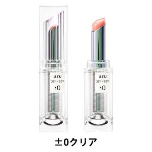 【アウトレット】【Goエシカル】UZU（ウズ） 38℃/99°F リップスティック ＜トウキョウ＞ ±0 （クリア） フローフシ　カラーリップ