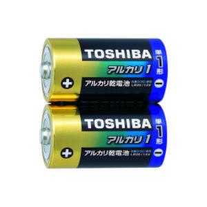 【アウトレット】TOSHIBA 東芝 アルカリ乾電池 単1形 1セット（10本：2本入×5） LR20AG2KP
