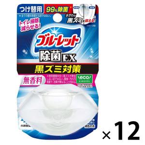 液体ブルーレットおくだけ除菌EX トイレタンク芳香洗浄剤 つけ替用 無香料 67ml 1セット（12個） 小林製薬