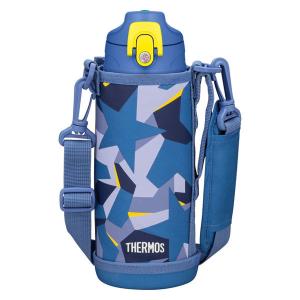 【セール】サーモス（THERMOS） 水筒 真空断熱2ウェイボトル 800ml 子供 ブルーカモフラージュ FJJ-800WF BL-C 1個