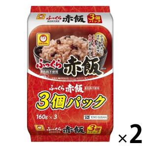 パックごはん 6食 マルちゃん ふっくら赤飯160g（3食入）× 2個 東洋水産 米加工品 包装米飯｜LOHACO by ASKUL