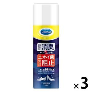 Dr.Scholl（ドクターショール） 靴用消臭・抗菌スプレー 大容量 300ml 3本 ショールズウェルネスカンパニー｜LOHACO by ASKUL