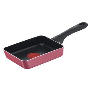 T-fal（ティファール） クランベリーレッド エッグロースター 卵焼き 12×18cm ガス火専用 B55919