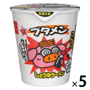 ブタメン しょうゆラーメン 30g（めん29g） 1セット（1食×5） おやつカンパニー 駄菓子｜LOHACO by アスクル