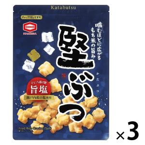 おかき おつまみ 珍味 堅ぶつ旨塩 160g 1セット(1個×3) 亀田製菓｜LOHACO by アスクル