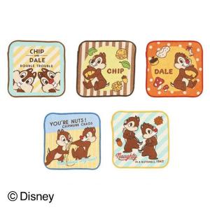 【アウトレット】丸眞株式会社 ミニタオル 5枚組 ディズニー　チップ＆デール　わくわくペア  1パック（5柄×各1枚計5枚組）｜LOHACO by アスクル