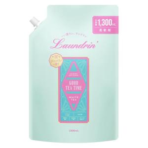 ランドリン 柔軟剤 ホワイトティーの香り 詰め替え 大容量 1300mL 1個 ネイチャーラボ｜LOHACO by アスクル
