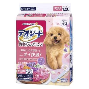 デオシート Plus 小型犬用 ふんわり香るグリーンアロマの香り ユニ・チャーム デオシート 消臭&フレグランス グリーンアロマの