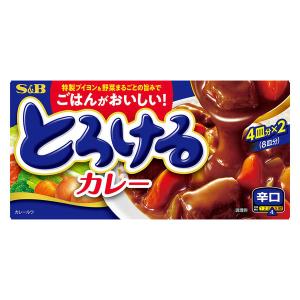 【アウトレット】とろけるカレー 辛口 144g 1個 エスビー食品 カレールウ