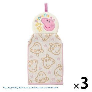 【アウトレット】丸眞株式会社 ペッパピッグお気に入りマスコット付ドレスタオル 1セット（3枚）｜LOHACO by アスクル