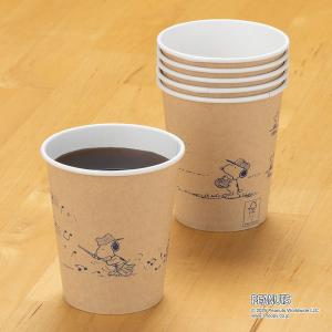 サンナップ 未晒し紙コップ スヌーピー 150ml（5オンス） 1袋（25個入） オリジナル｜LOHACO by アスクル