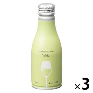 【アウトレット】【アスクル・ロハコ限定】ワイン白ワイン シングルサーブワイン ボトル缶 180ml 3本 やや辛口 小容量 オリジナル｜LOHACO by アスクル