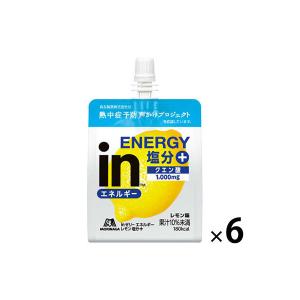 inゼリー（インゼリー） エネルギーレモン塩分＋ 1セット（1個（180g）×6） クエン酸 森永製菓｜LOHACO by アスクル