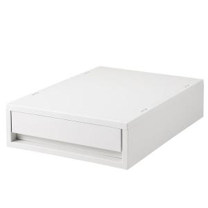無印良品 ポリプロピレン 小物収納ケース 小 ホワイトグレー 約幅26×奥行37×高さ9cm 良品計画