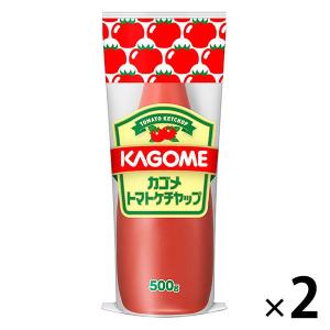 カゴメ　トマトケチャップ　500g　2本｜LOHACO by アスクル