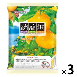 蒟蒻畑 温州みかん味 3袋 マンナンライフ　蒟蒻ゼリー　一口ゼリー