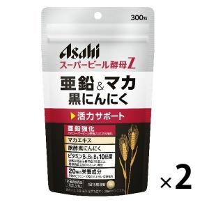 ◇アサヒグループ食品 スーパービール酵母Z 亜鉛&マカ 黒にんにく 300