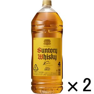 LOHACO - サントリー 角瓶 40度 4L ペット 1セット（2本） ウイスキー