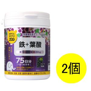 ZOO 鉄+葉酸 1セット（150粒×2個） ユニマットリケン サプリメント｜LOHACO by ASKUL