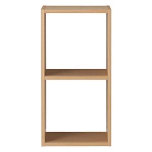 無印良品 スタッキングシェルフ 2段 オーク材 幅42×奥行28.5×高さ81.5cm 良品計画｜LOHACO by アスクル
