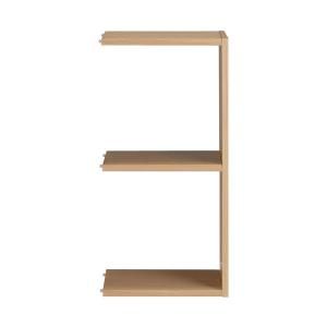 無印良品 スタッキングシェルフ 追加2段 オーク材 幅40×奥行28.5×高さ81.5cm 良品計画｜LOHACO by アスクル